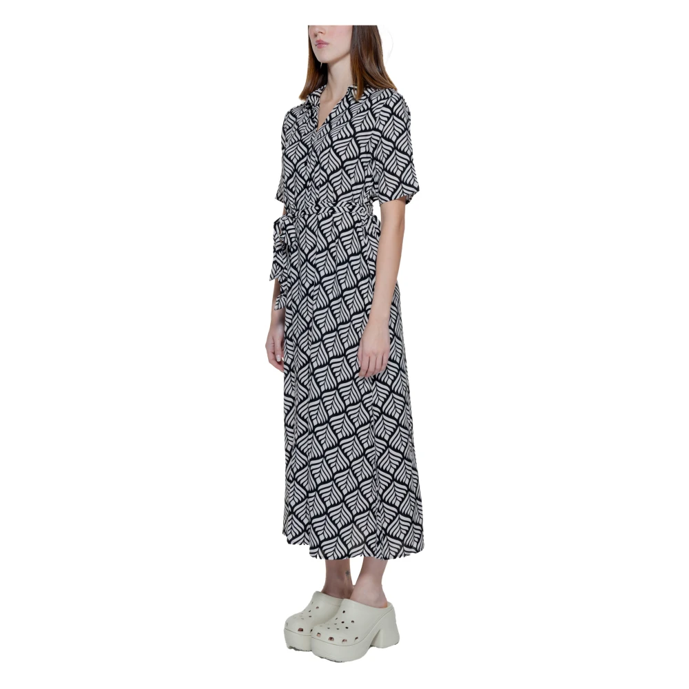 Jacqueline de Yong Lange Jurk Lente Zomer Collectie Multicolor Dames