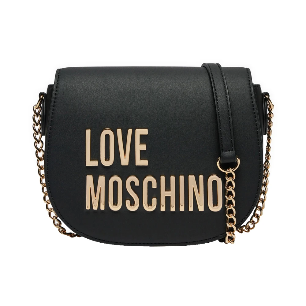 Love Moschino Zwarte Logo Kleine Tas Black Dames