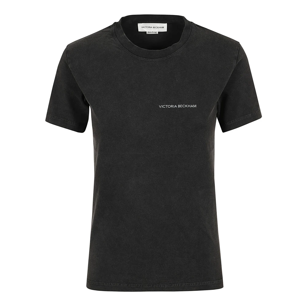 Victoria Beckham Zwart T-shirt voor vrouwen Black Dames