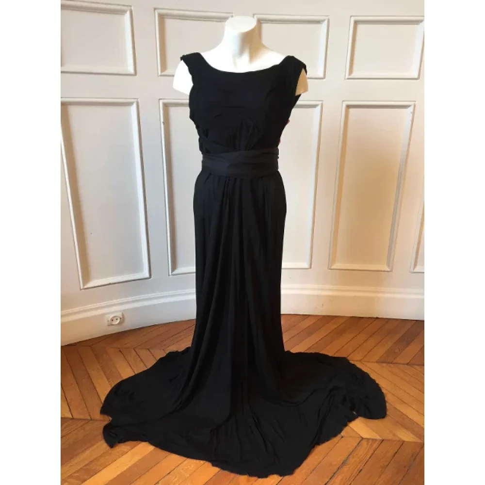 Bottega Veneta Vintage Pre-owned Fabric dresses Black Dames