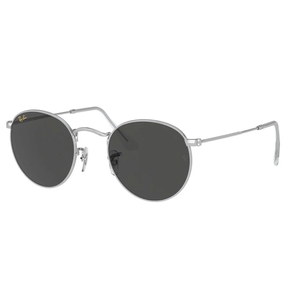 Ray-Ban Gray Retro Round Metal Sunglasses - Unisex - Sunglasses - 53 Mm - Accessories