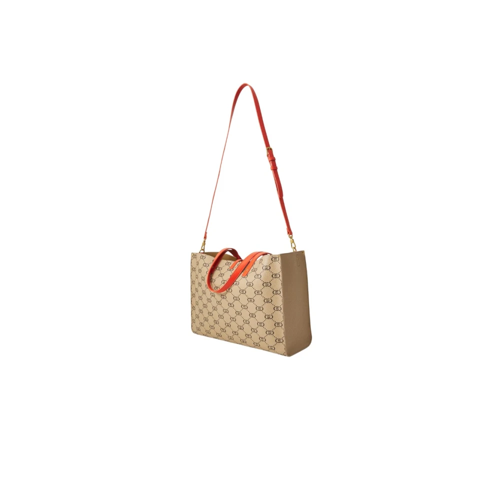 Liu Jo Eco Leren Tote Tas Beige Dames