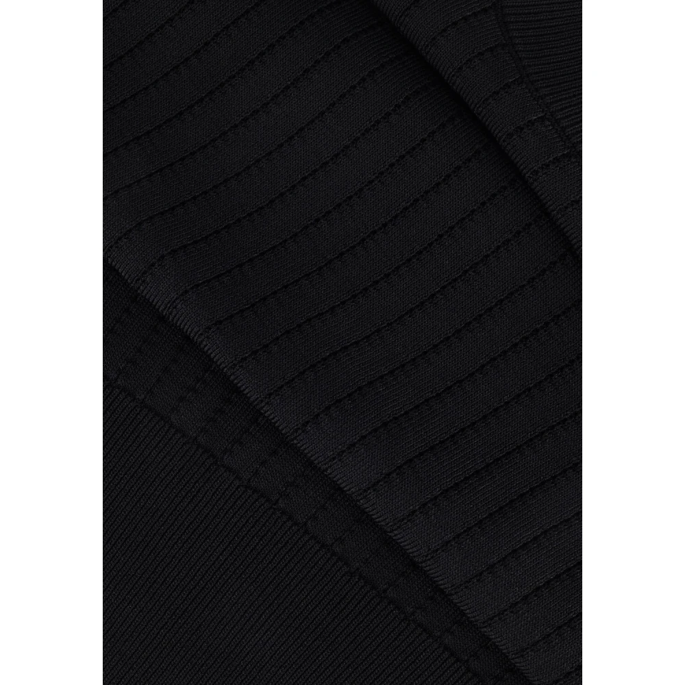 Summum Woman Ballonmouw Sweater Viscose Polyamide Gebreid Black Dames