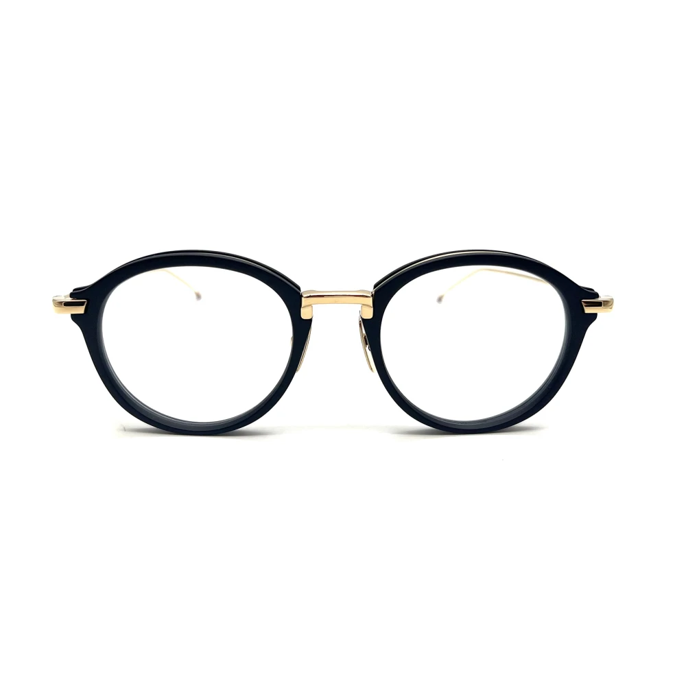 Thom Browne Blauwe Optische Brillen voor Mannen Black Heren