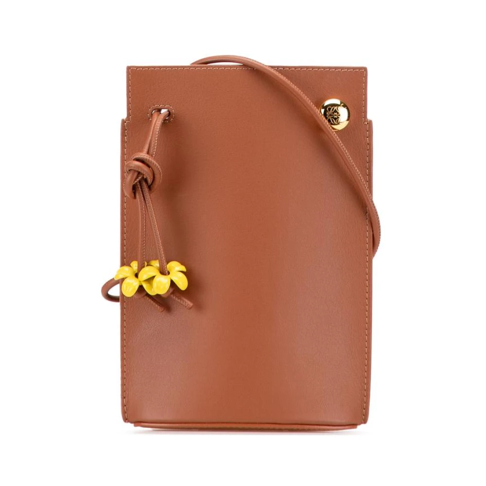 Loewe Pre-Owned Women's Brown Pre-Owned Leather Bucket Bag