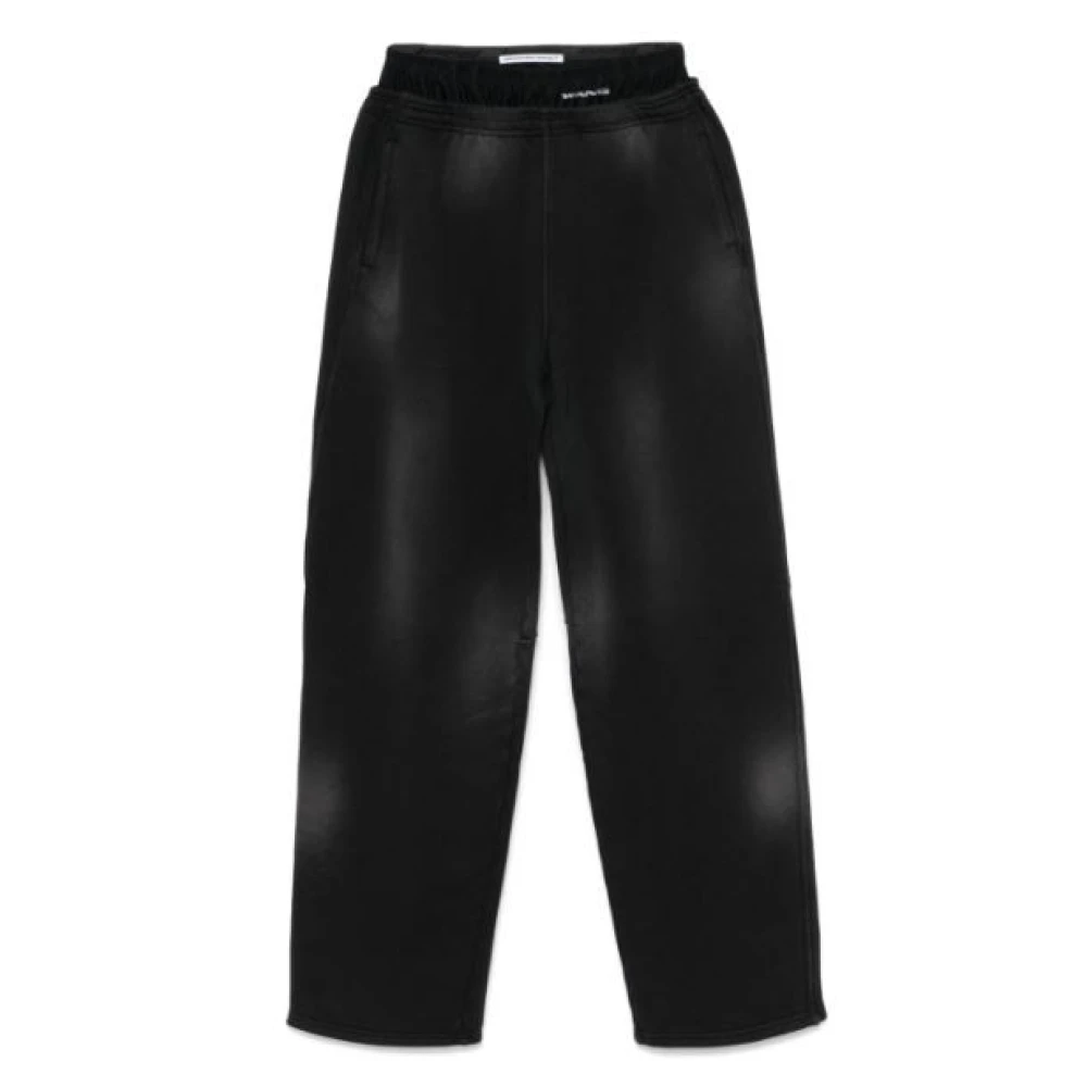 Alexander wang Zwarte fiets korte sweatpants Black Dames