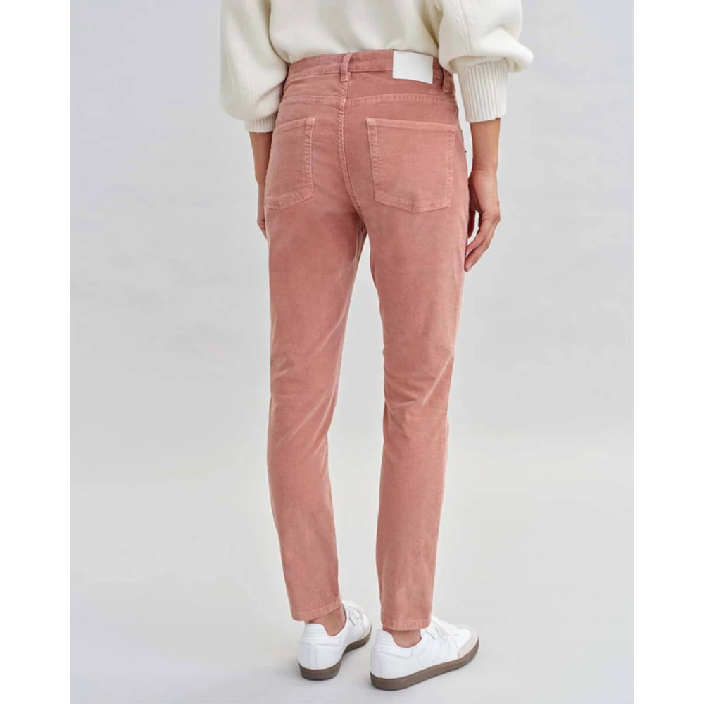 Opus Babycord Jeans Pink Dames