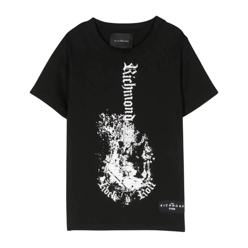 John Richmond T-shirt med logotryck Black, Pojke