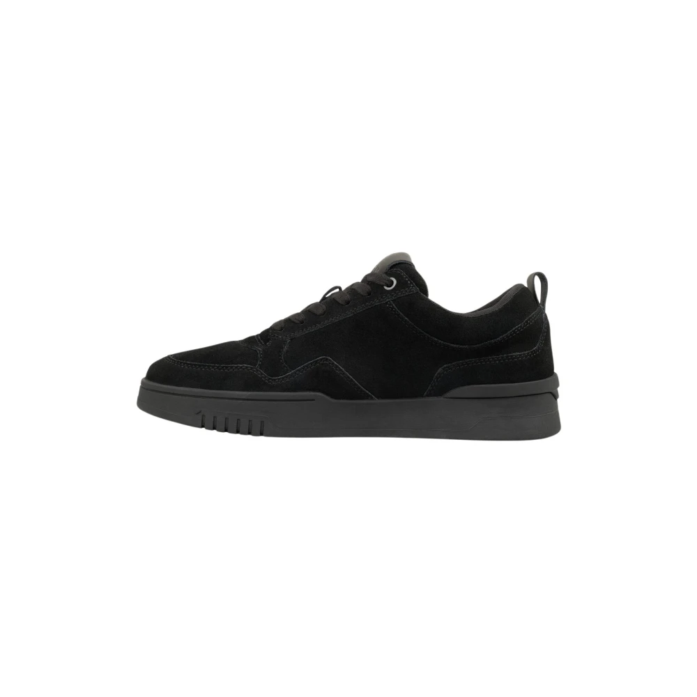 Off The Pitch Fullstop Suede Sneakers Heren Schoenen Zwart