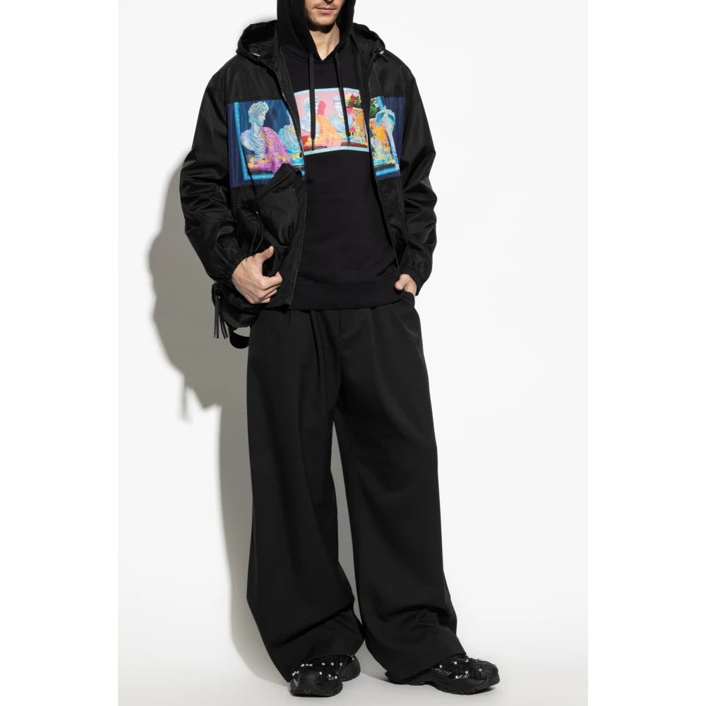 Versace Capuchonjas Black Heren