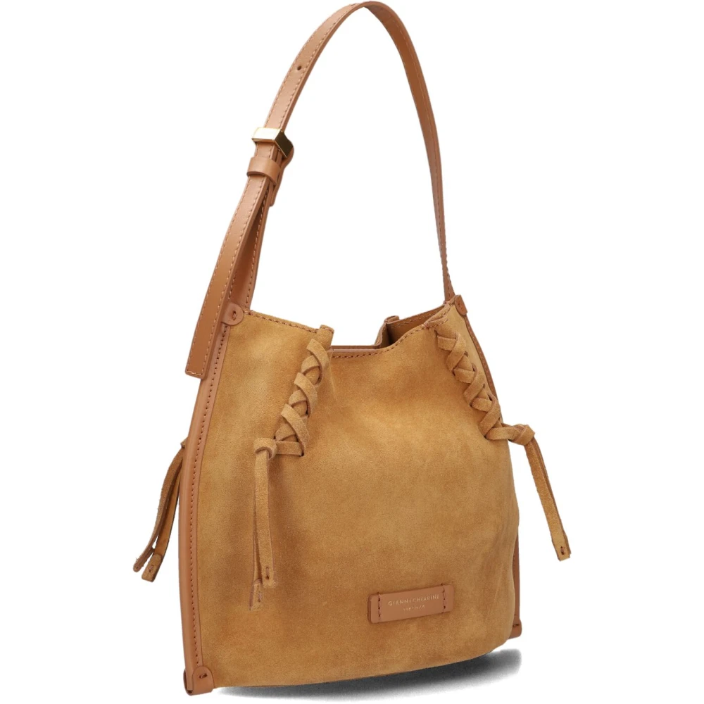 Gianni Chiarini Elegante Dory Schoudertas Cognac Brown Dames