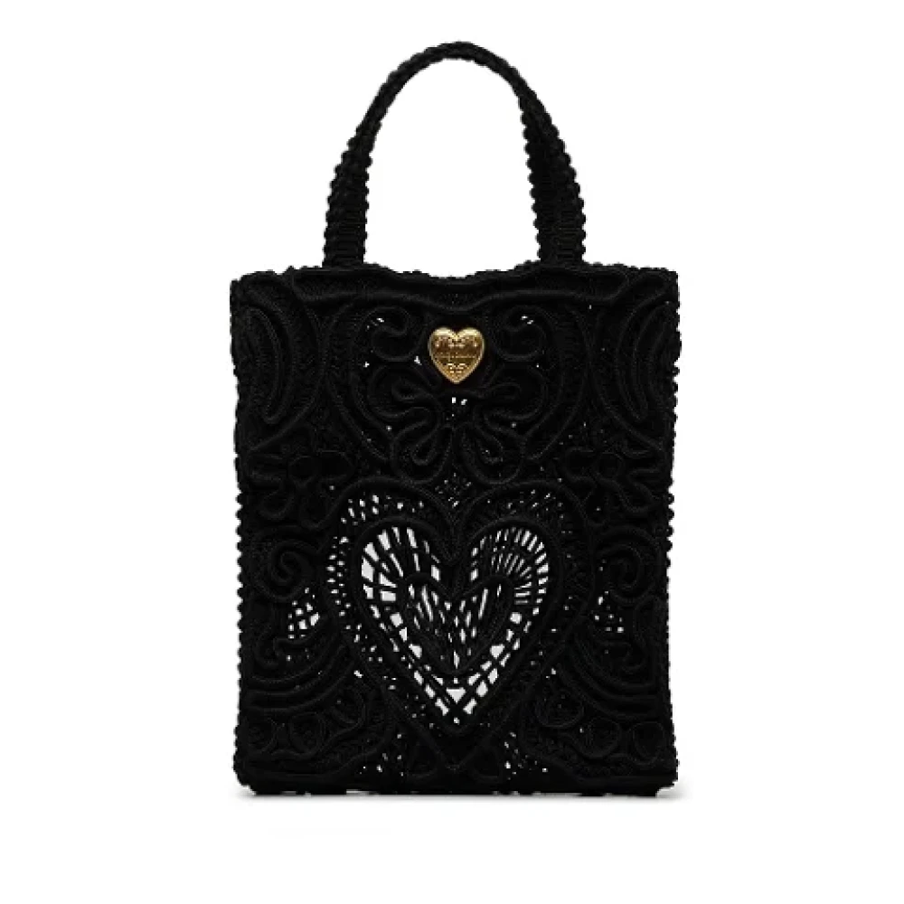 Dolce & Gabbana Pre-owned Cotton totes Black Dames