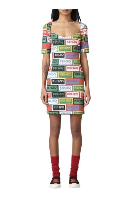 robe-verte-a-logo-imprime