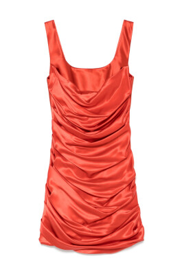 red-smocked-panel-square-neck-dress