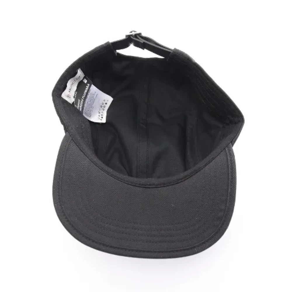 Moncler Pre-owned Cotton hats Black Dames