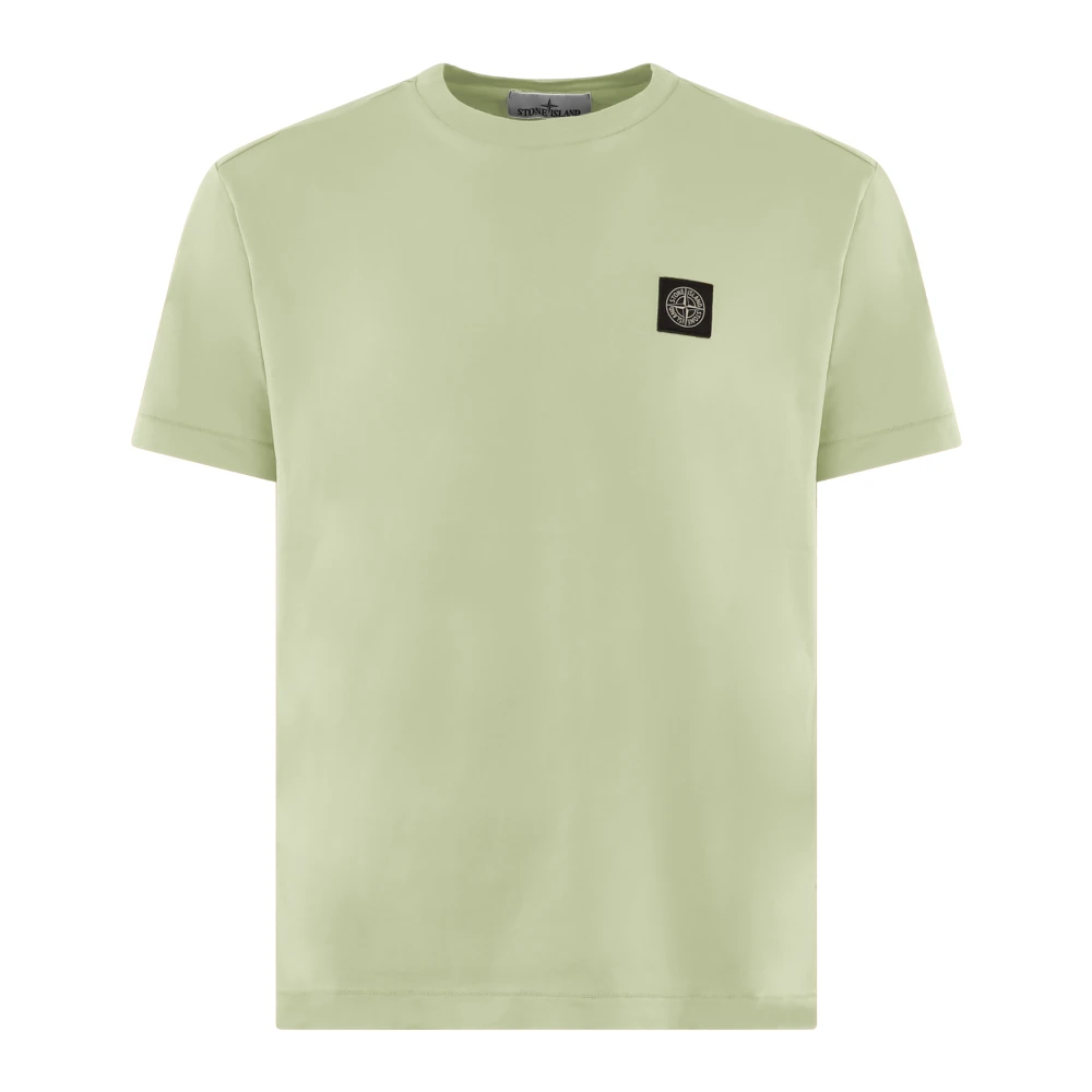 Stone Island Heren Logopatch T-Shirt Groen Green Heren