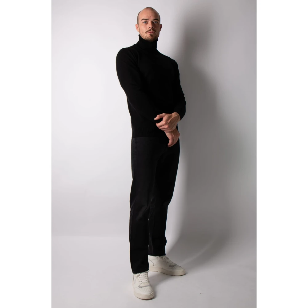 Daniele Fiesoli Cashmere Coltrui Black Heren