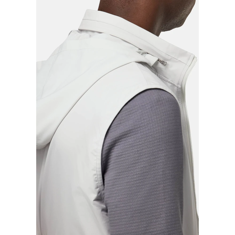 Boggi Milano B Tech Technische Stof Gilet White Heren