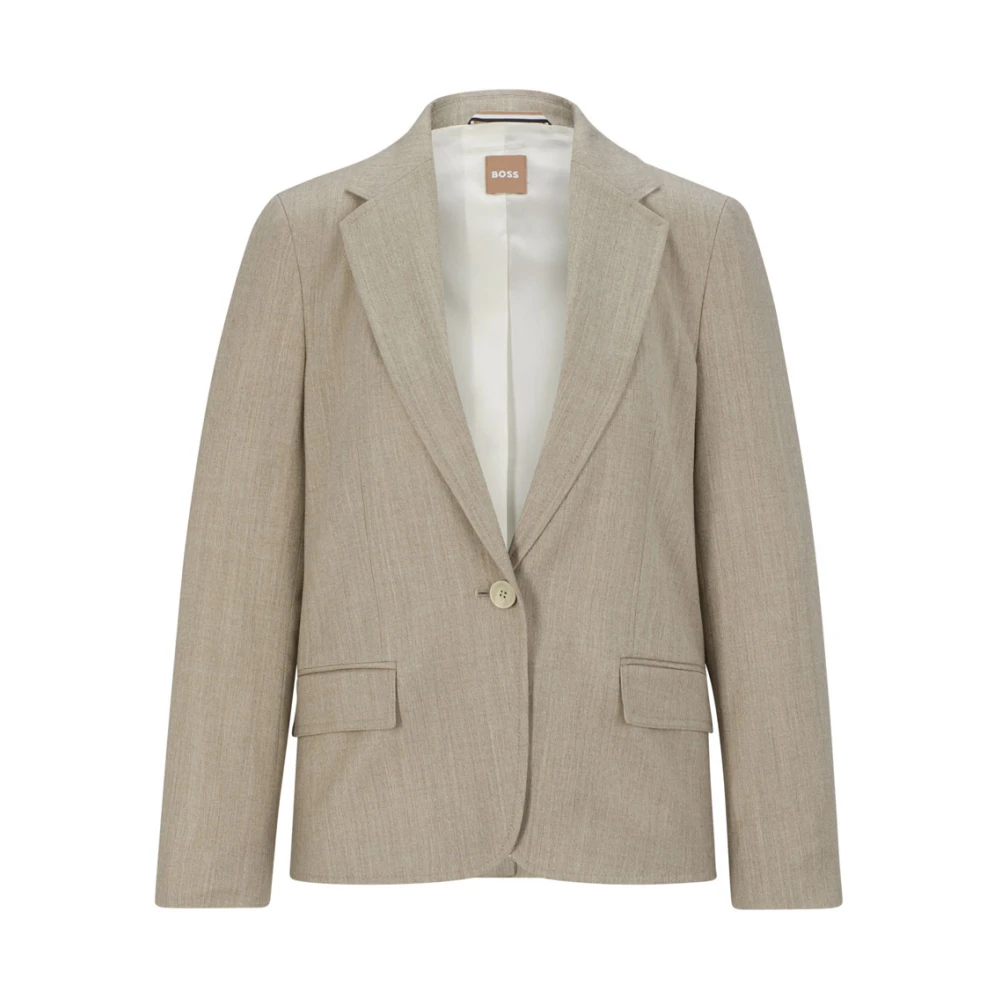 Hugo - Jackets > Blazers - Beige - Hugo - Modalova