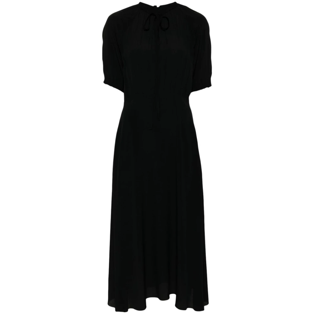 N21 Stoffen Jurk Black Dames