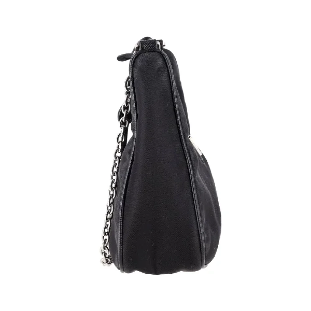 Prada Vintage Pre-owned Nylon prada-bags Black Dames