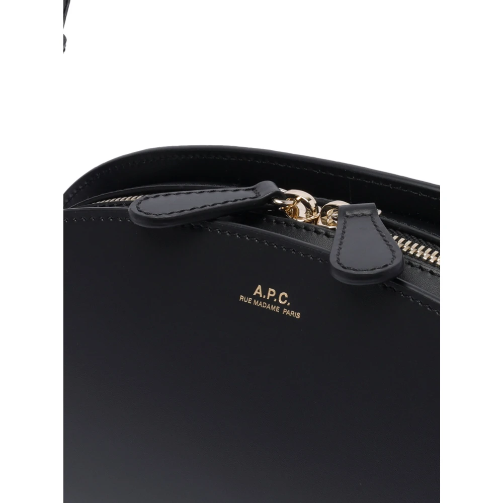A.p.c. Zwarte schoudertas met ritssluiting Black Dames
