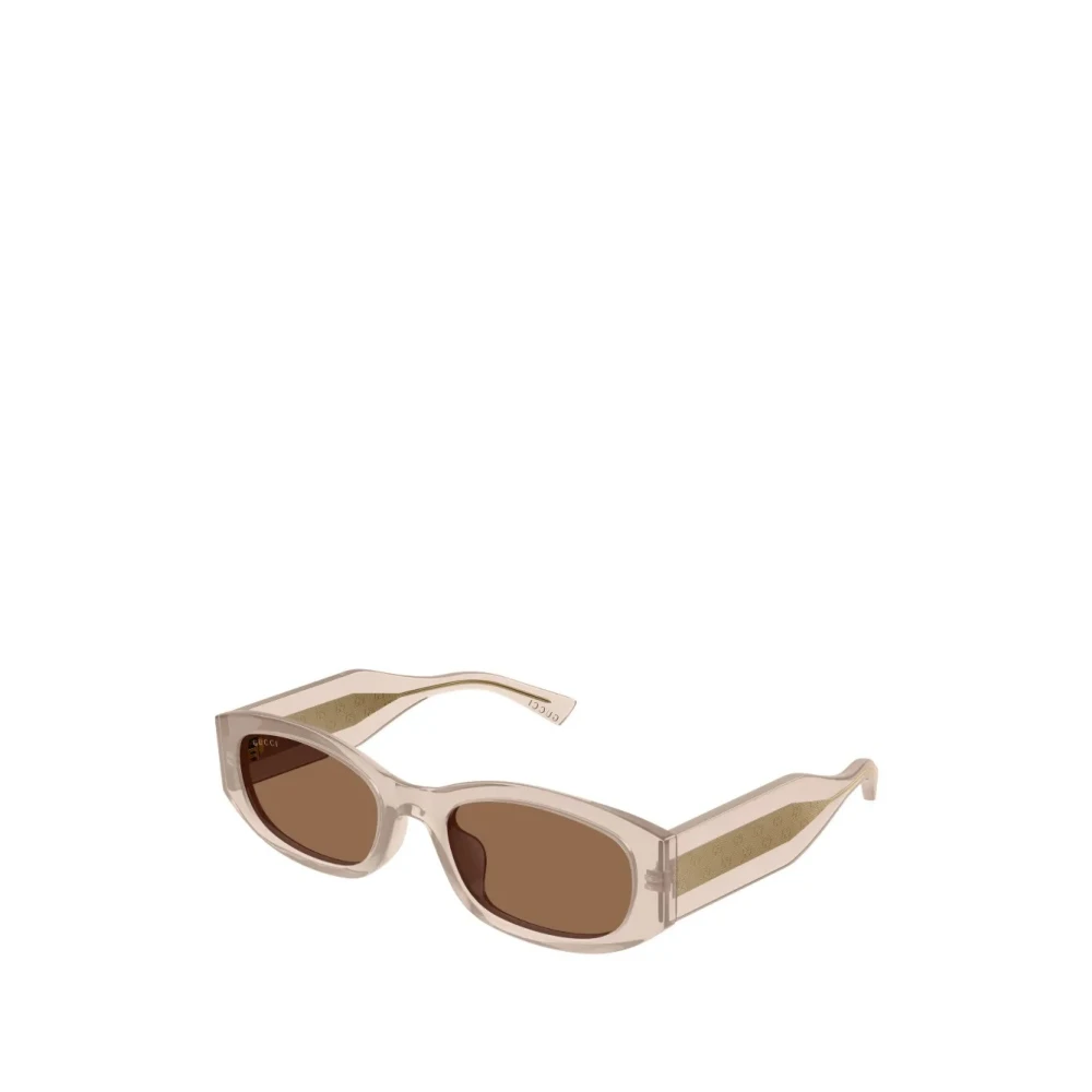 Gucci Women's Pink Rectangular Sunglasses - Sunglasses - 55 Mm - Accessories