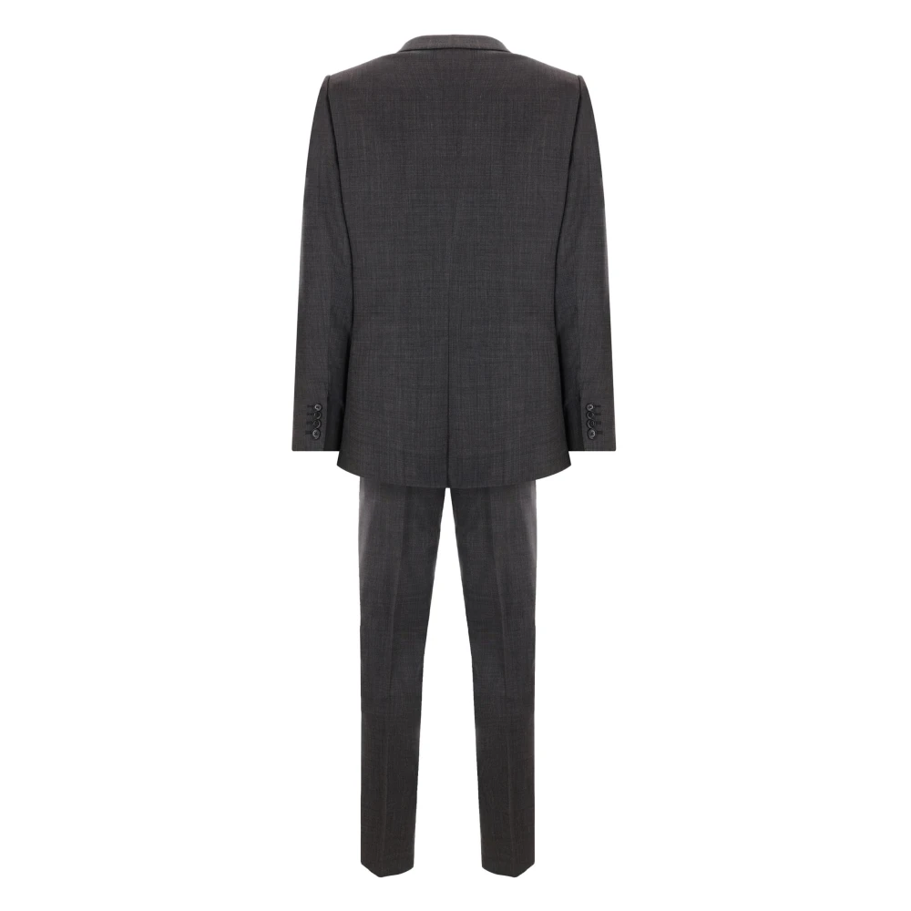 Dolce & Gabbana Grijze Jurken met Slim Fit Gray Heren