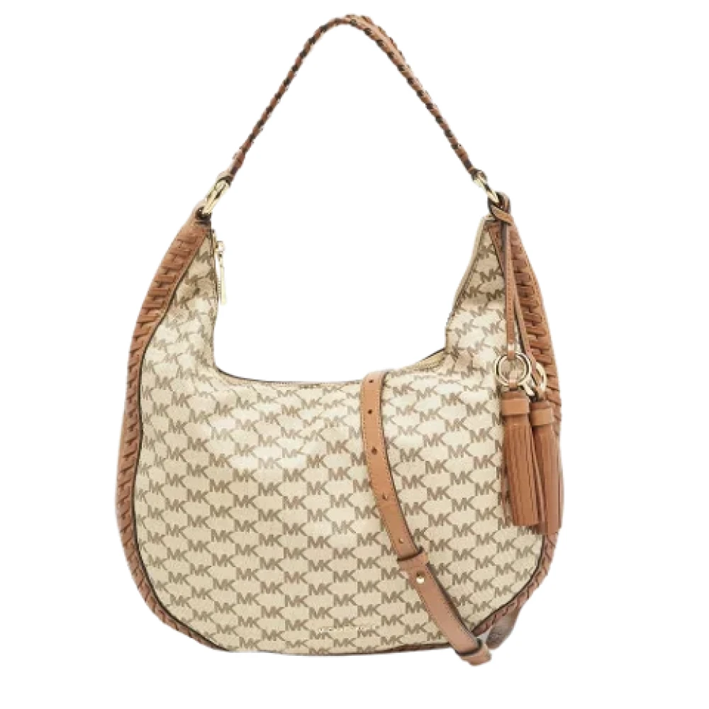 Michael Kors Pre-owned Fabric shoulder-bags Brown Dames