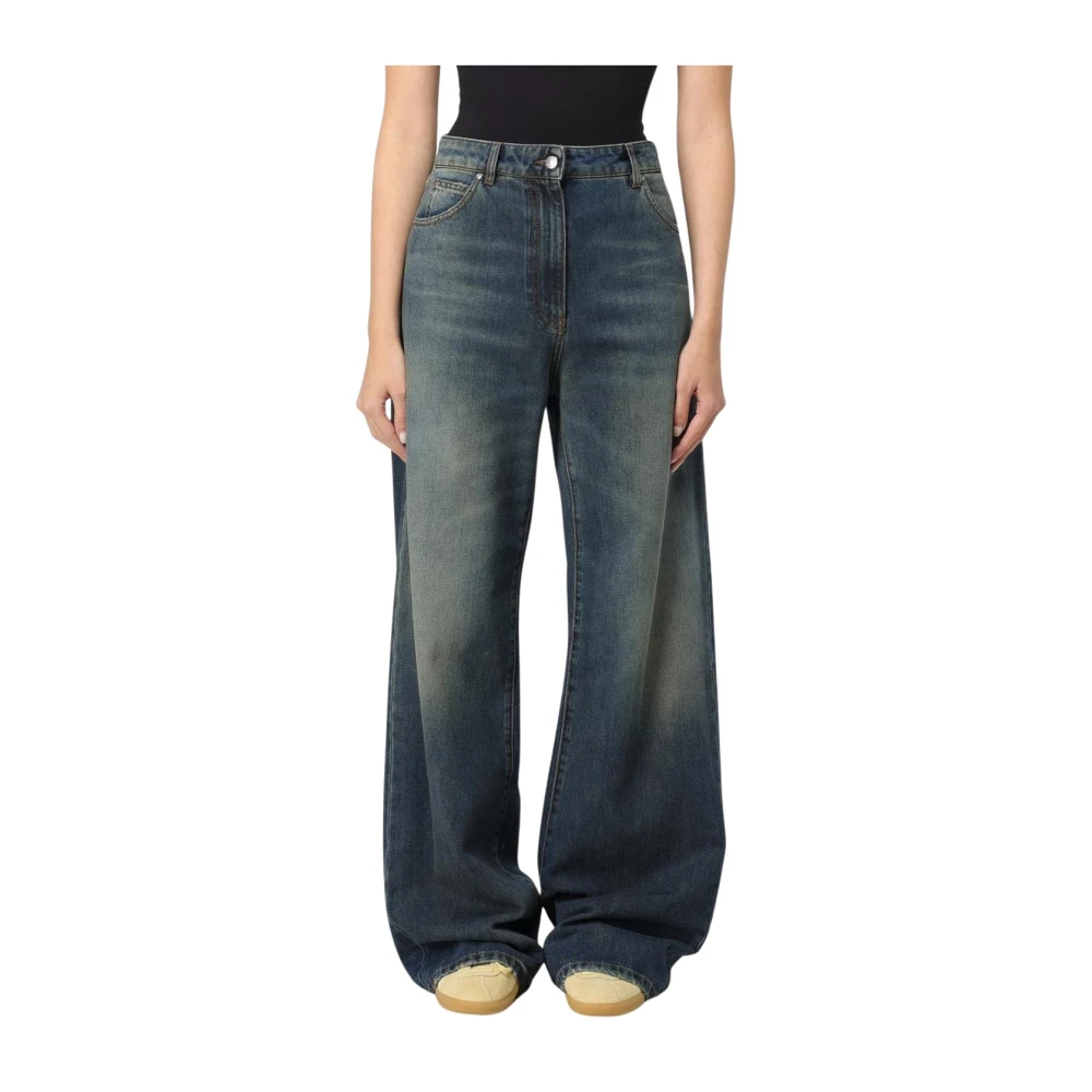 Msgm - Jeans > Wide Jeans - Blue - Msgm - Modalova