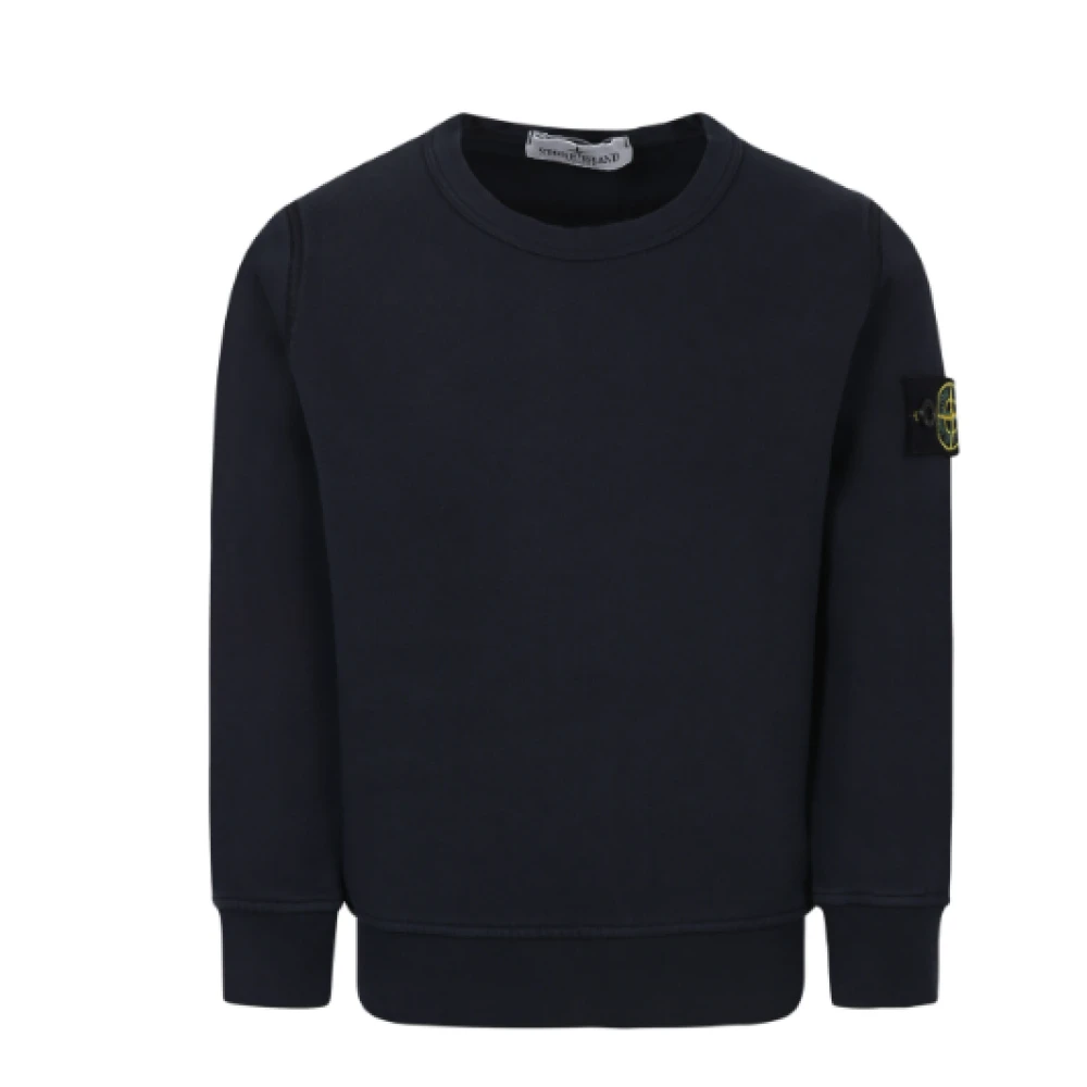 Stone Island Blå Tröjor för Män Blue, Pojke