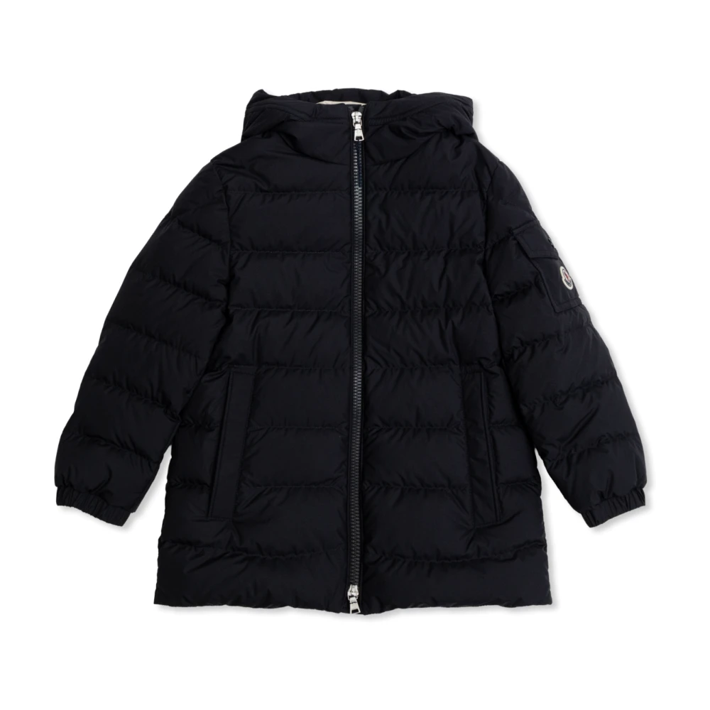 Moncler Boys Navy Enfant Down Padded Brannock Puffer Jacket - Size 6 Years Kids - Image 3