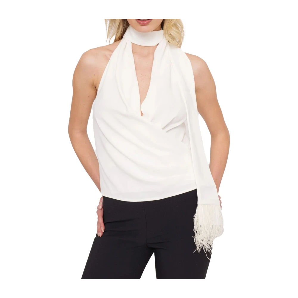 Nenette Women's White Folie Top - Sleeveless Tops - S - Tops