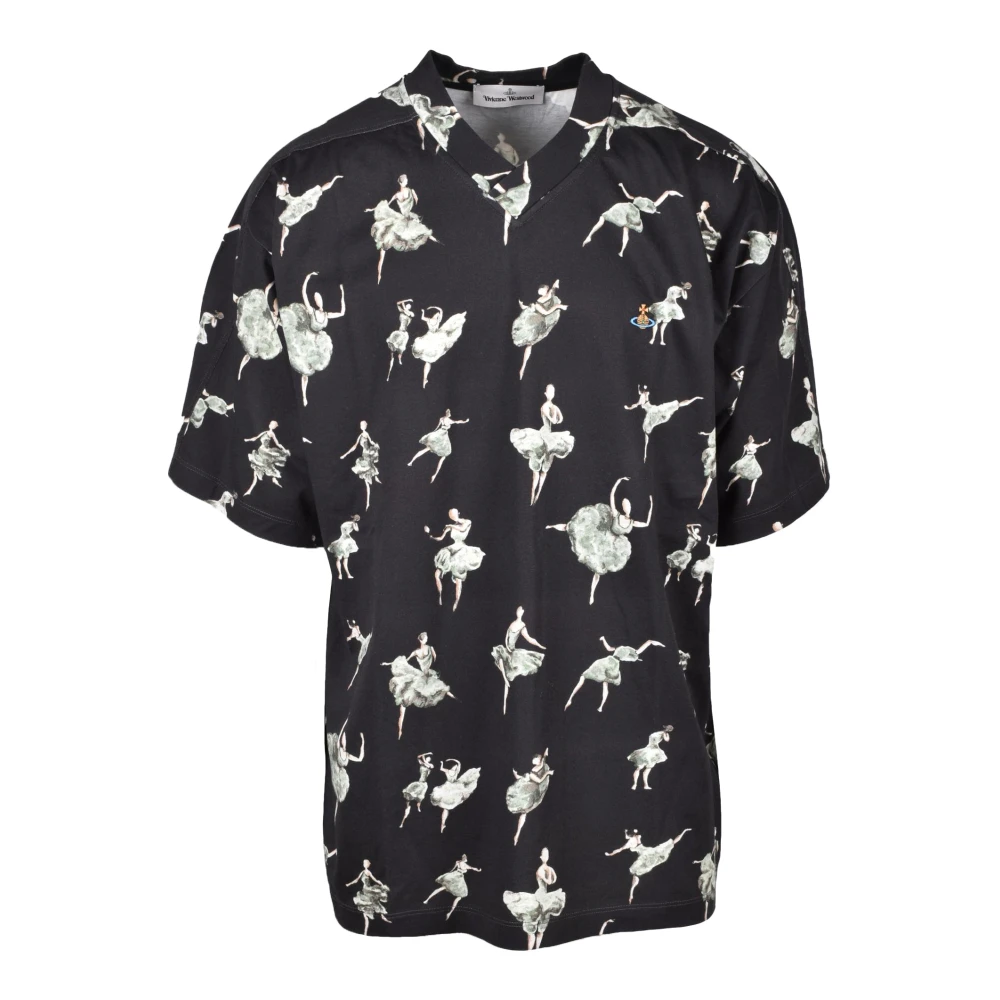 Vivienne Westwood Katoenen T-shirt met Stijlvol Ontwerp Black Heren