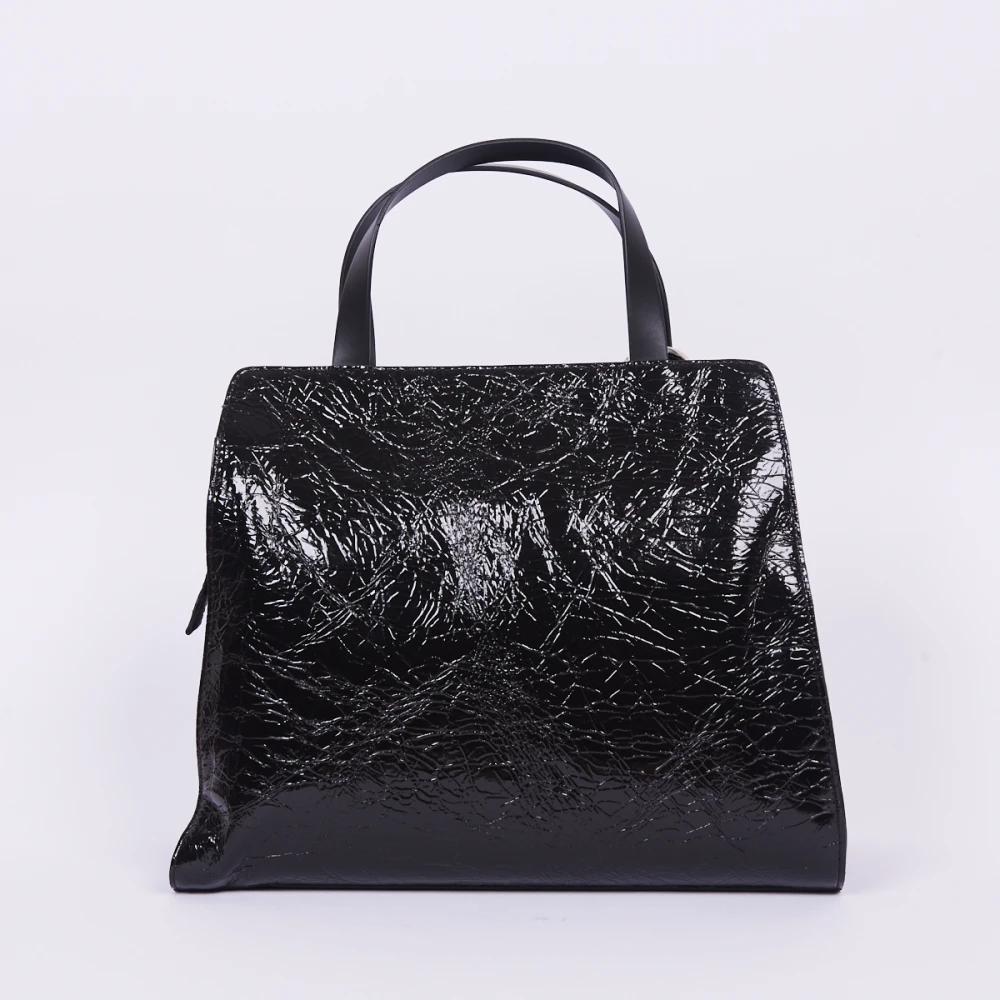 Rebelle Pam Patent Leren Handtas Black Dames
