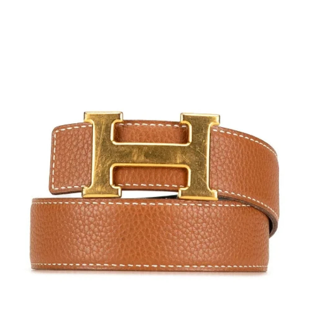 Hermès Vintage Pre-owned Leather belts Brown Dames