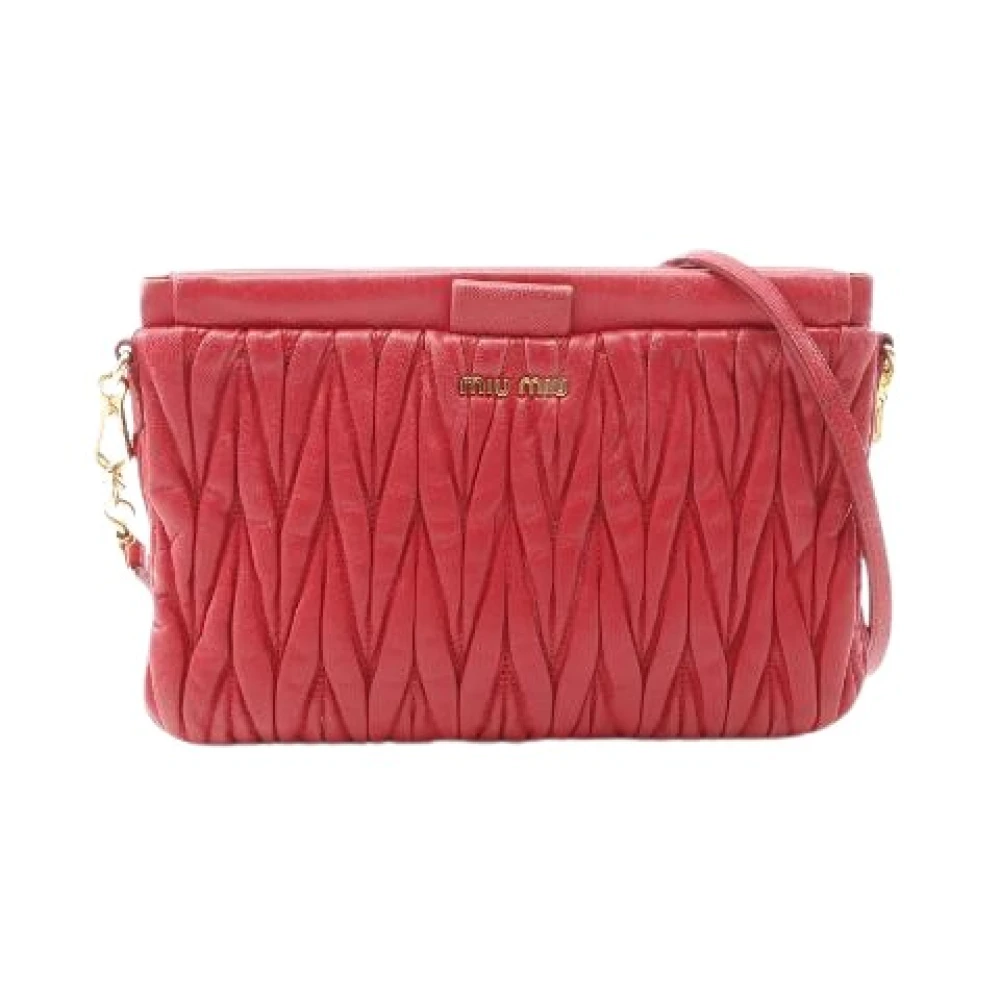 Pre-owned > Pre-owned Bags > Pre-owned Cross Body Bags - - Miu Miu Pre-owned - Modalova
