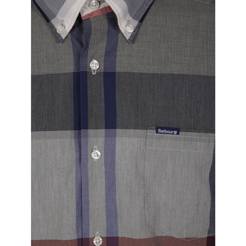 Barbour Op maat gemaakt overhemd voor heren Gray Heren