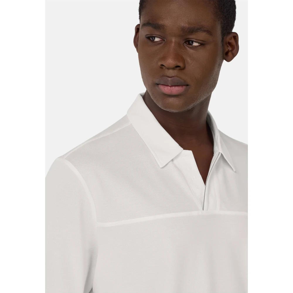 Boggi Milano Cool Jade-Fresh Piqué Poloshirt Green Heren