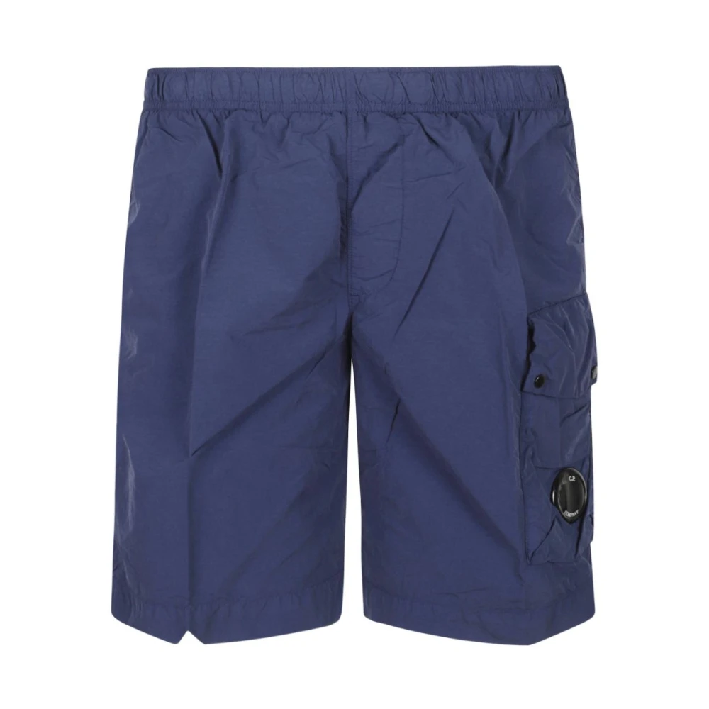 C.p. Company Men's Blue Beachwear, S, Cargo Swim Shorts