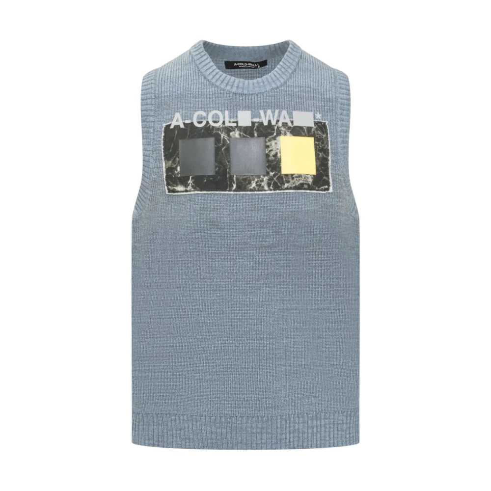 A-Cold-Wall Heldere Blauwe Trui voor Koud Weer Blue Heren