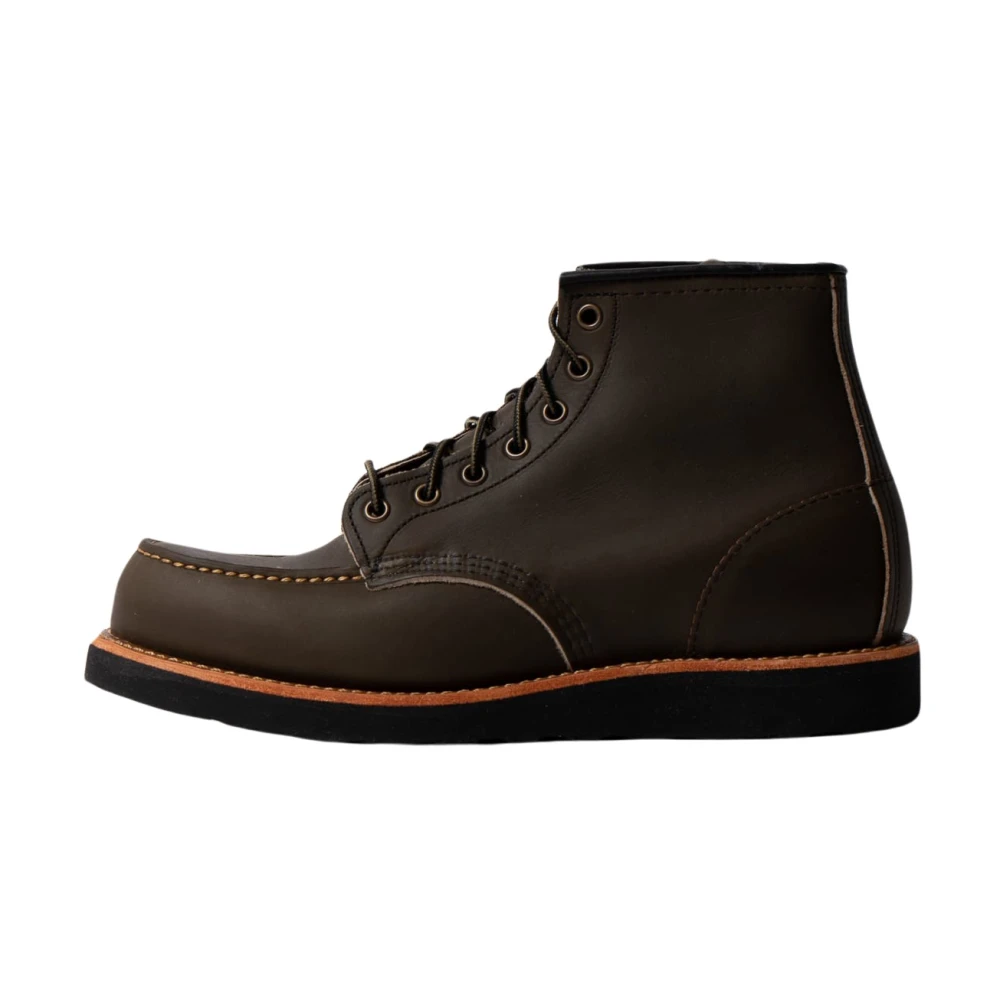 Red Wing Shoes Men's Green Lace-Up Boots, 10 Uk, Classic Moc Alpine Boots