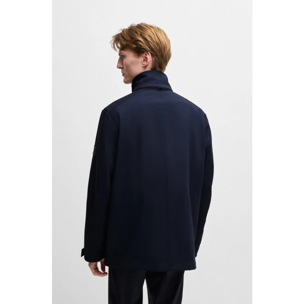Hugo Boss Stijlvolle Jas Blue Heren