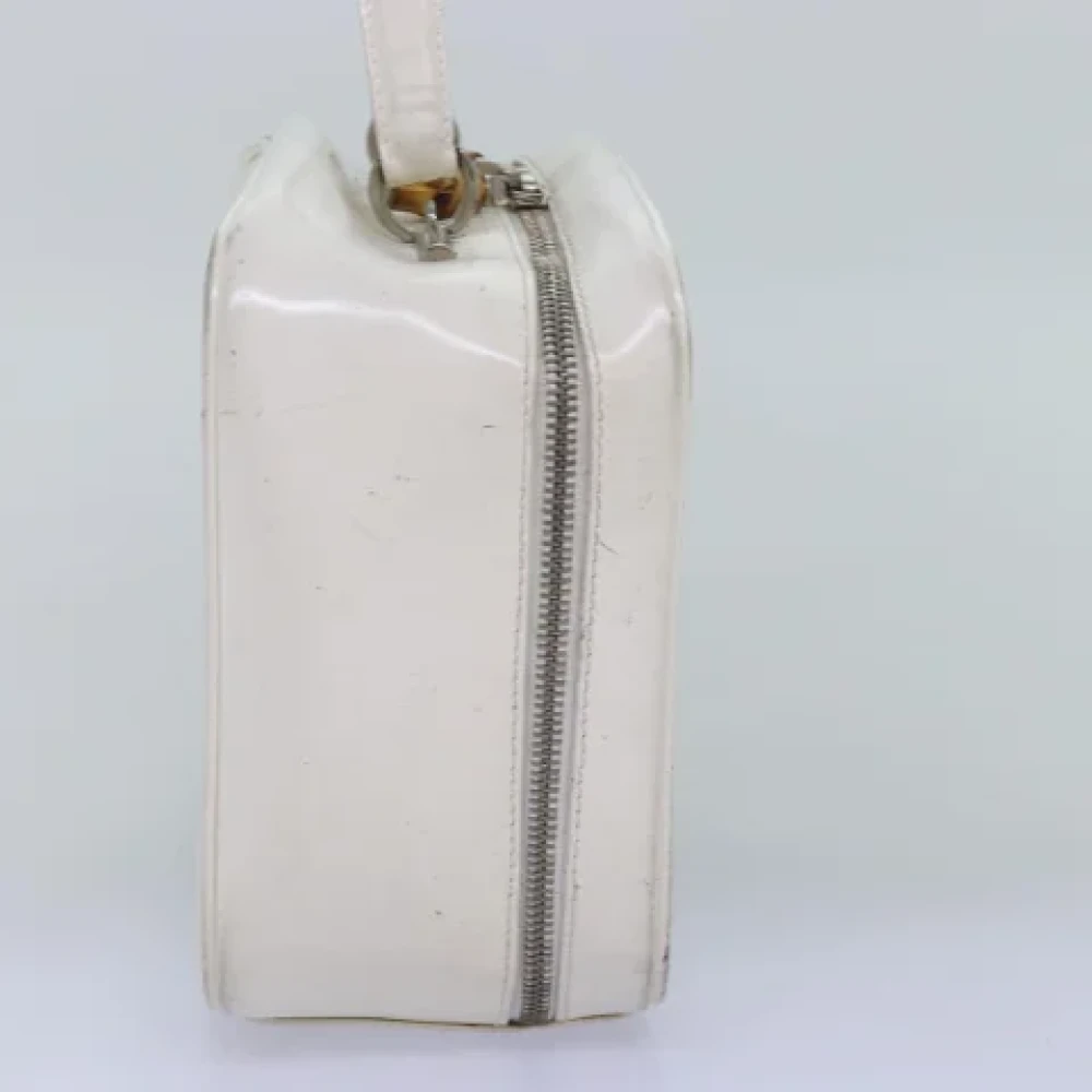 Gucci Vintage Pre-owned Leather handbags White Dames