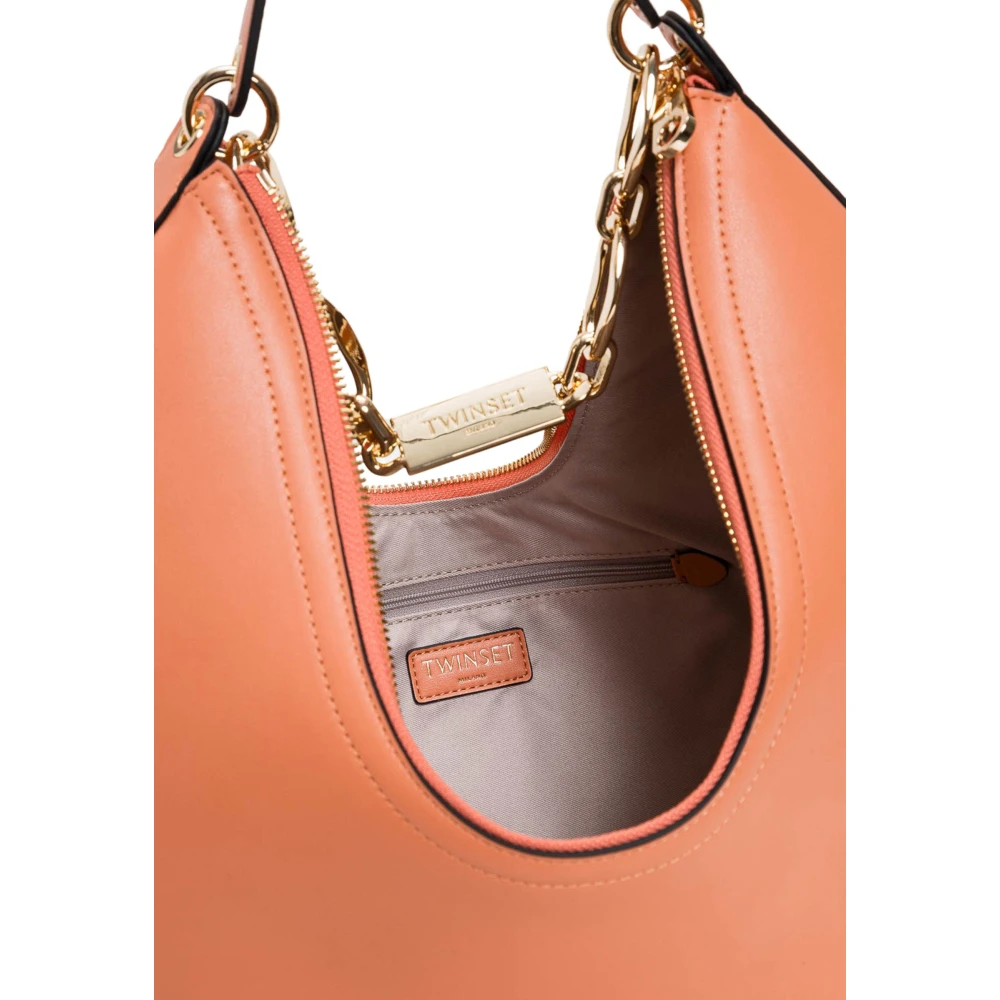 Twinset Roze Logo Tassen voor Vrouwen Pink Dames