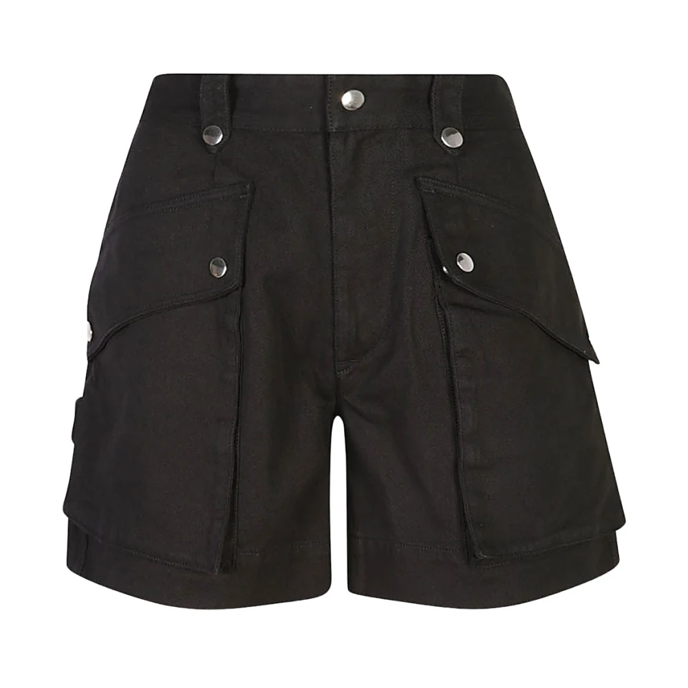 Isabel Marant Étoile Zwarte Shorts Aw24 Dameskleding Black Dames