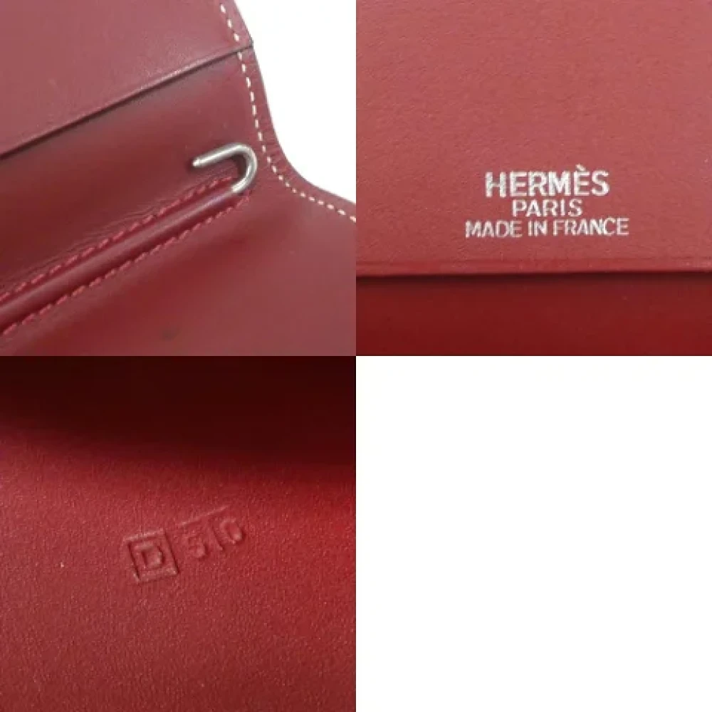 Hermès Vintage Pre-owned Leather home-office Red Dames
