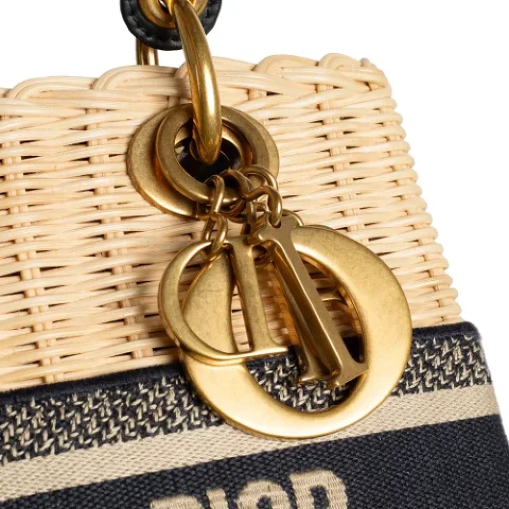 Dior Vintage Pre-owned Canvas dior-bags Beige Dames