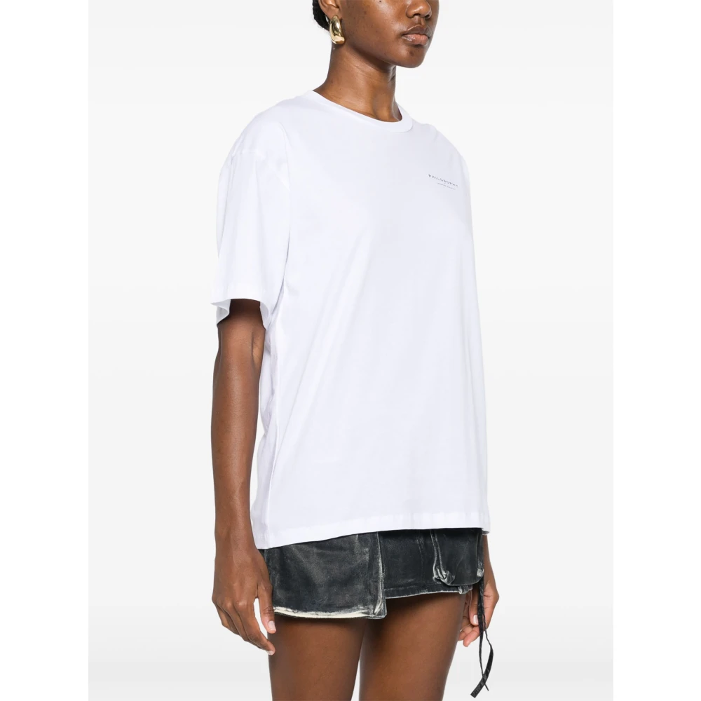 Philosophy di Lorenzo Serafini Biologisch Jersey T-shirt White Dames