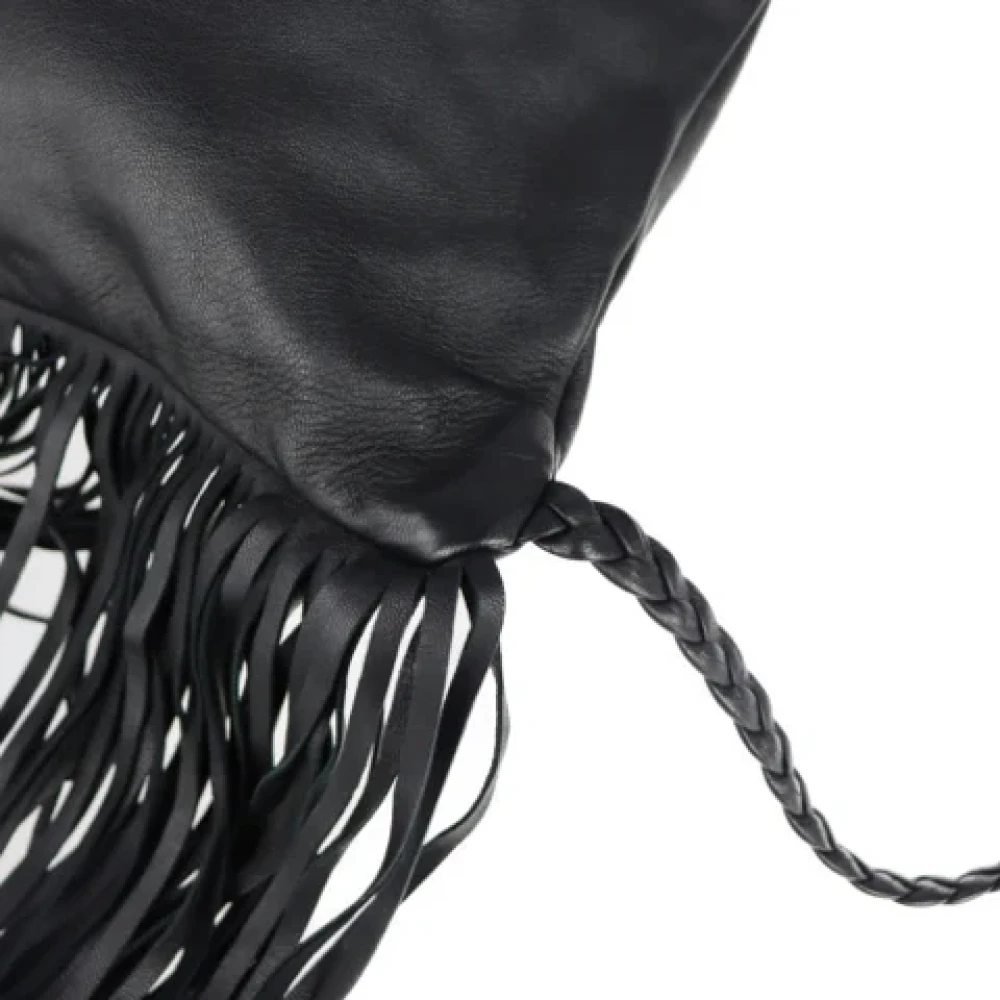 Valentino Vintage Pre-owned Leather shoulder-bags Black Dames
